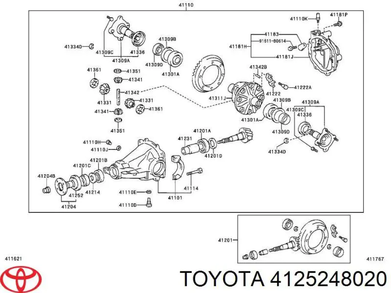 4125248020 Toyota 
