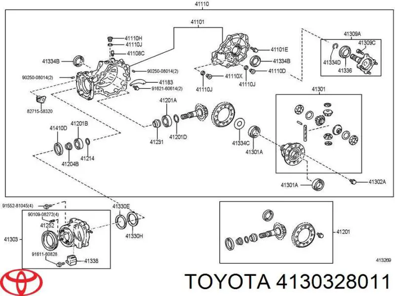 Муфта Haldex TOYOTA 4130328011