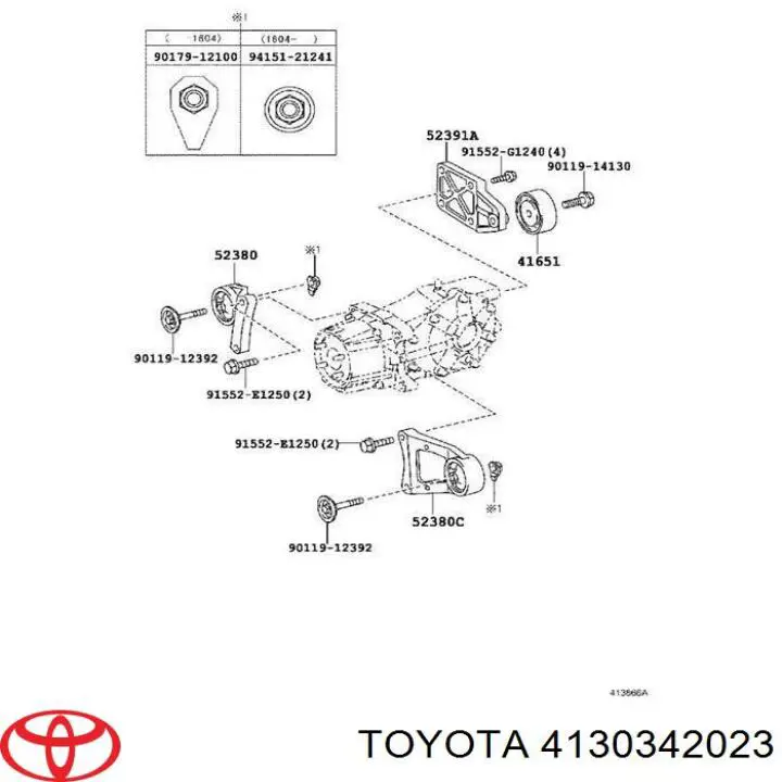 Муфта Haldex Toyota 4130342023