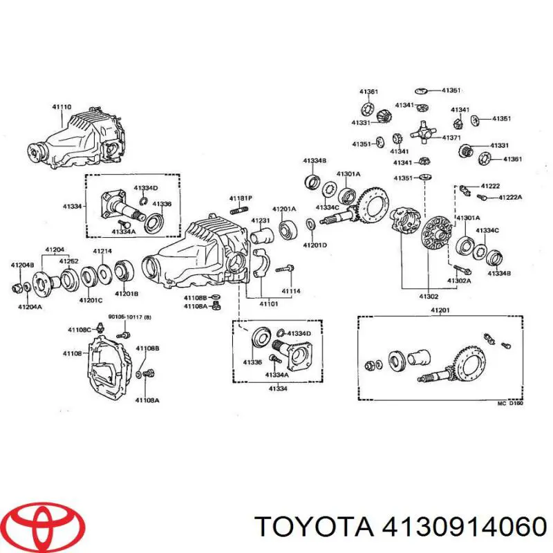 4130914060 Toyota 