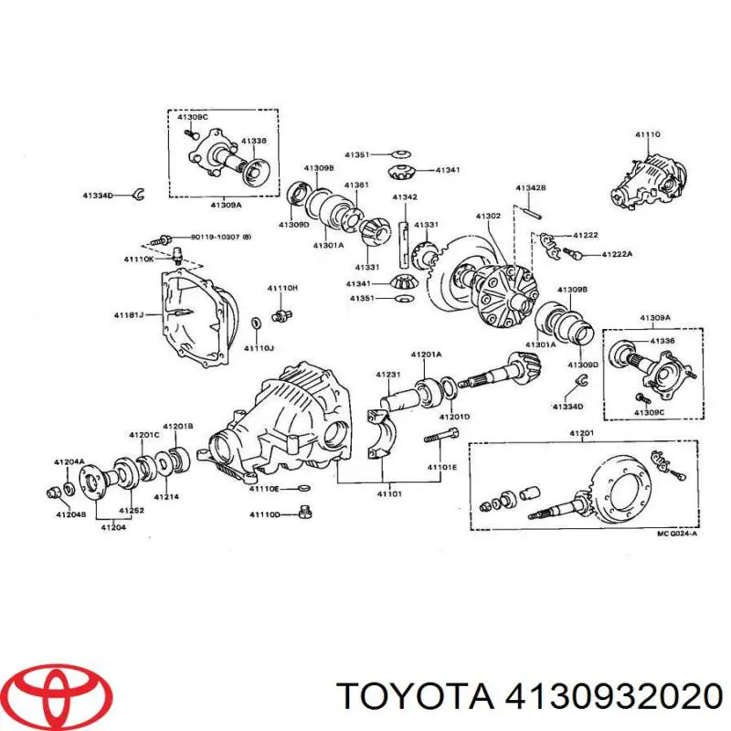 4130932020 Toyota 