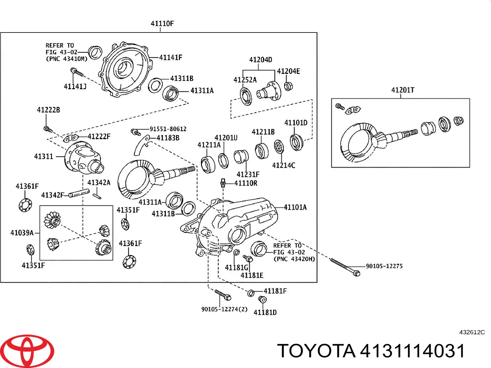 4131114031 Toyota 