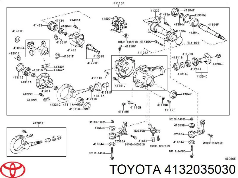 4132035030 Toyota 