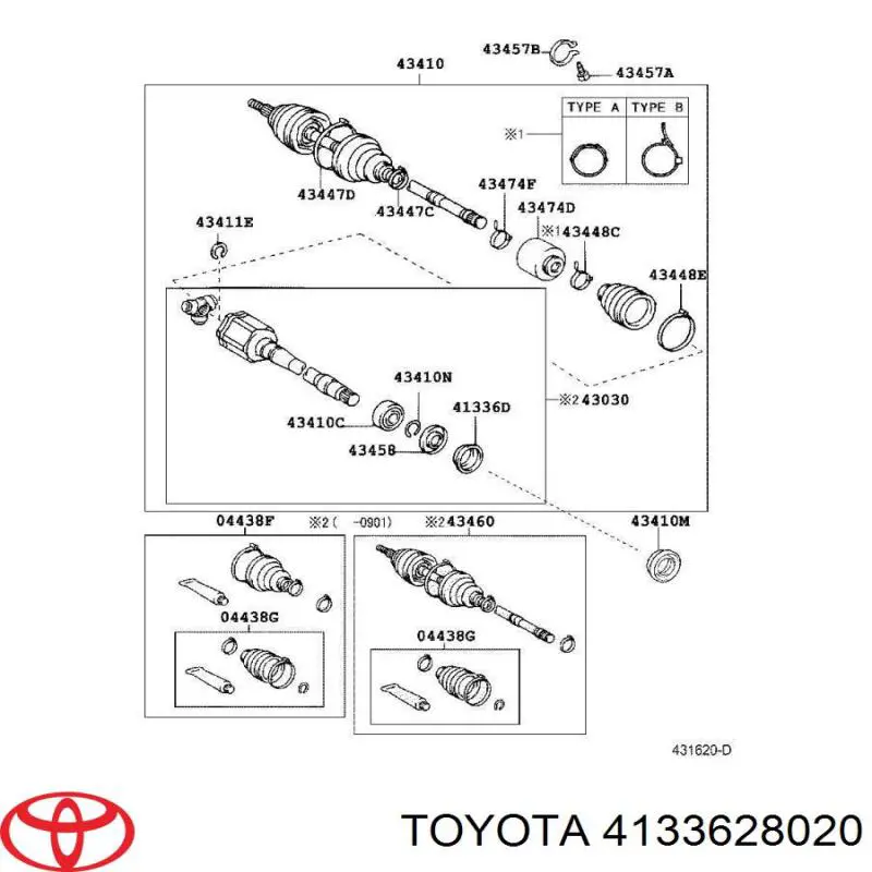  4133628020 Toyota