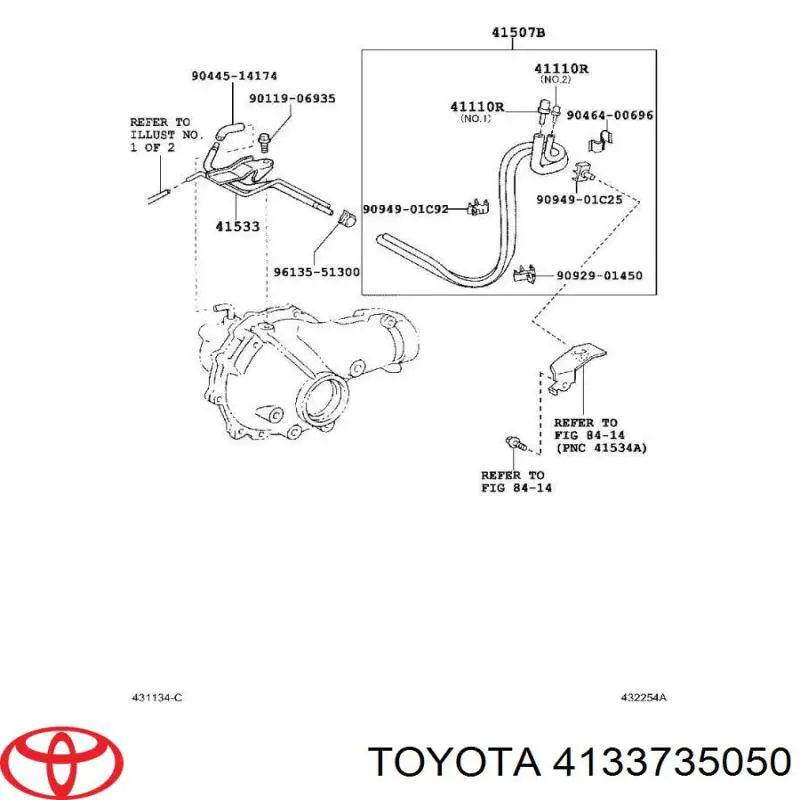  Toyota 4133735050 цена, от 119.92 USD