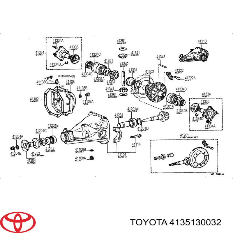 4135130032 Toyota 