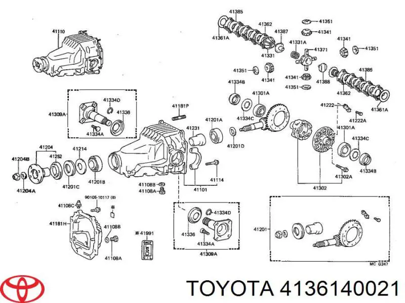  4136140021 Toyota