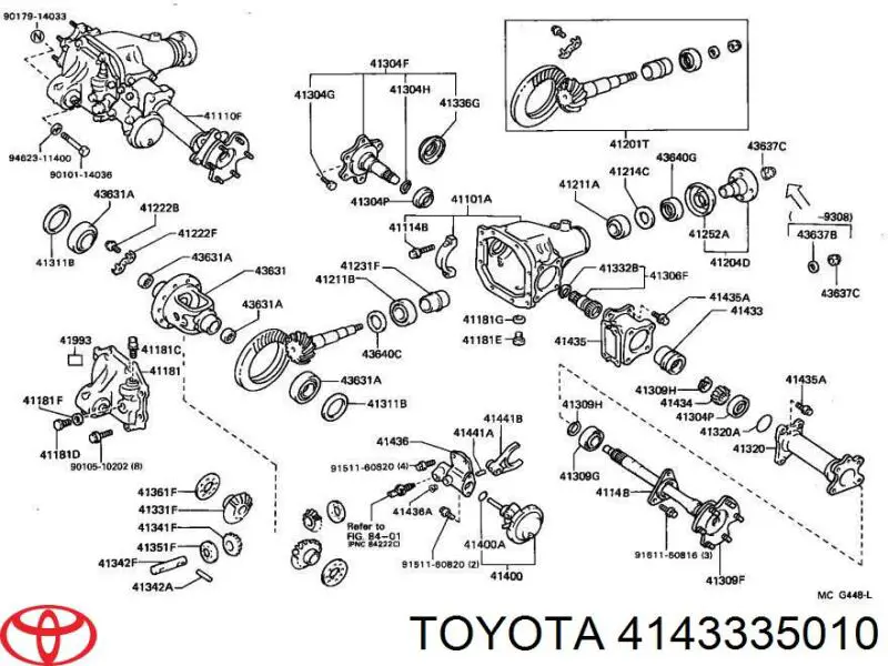 4143335010 Toyota 