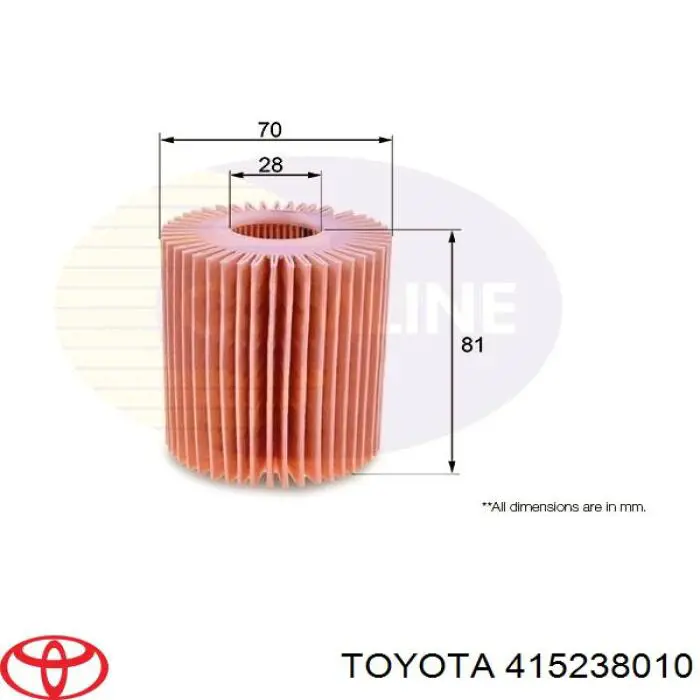 415238010 Toyota масляный фильтр