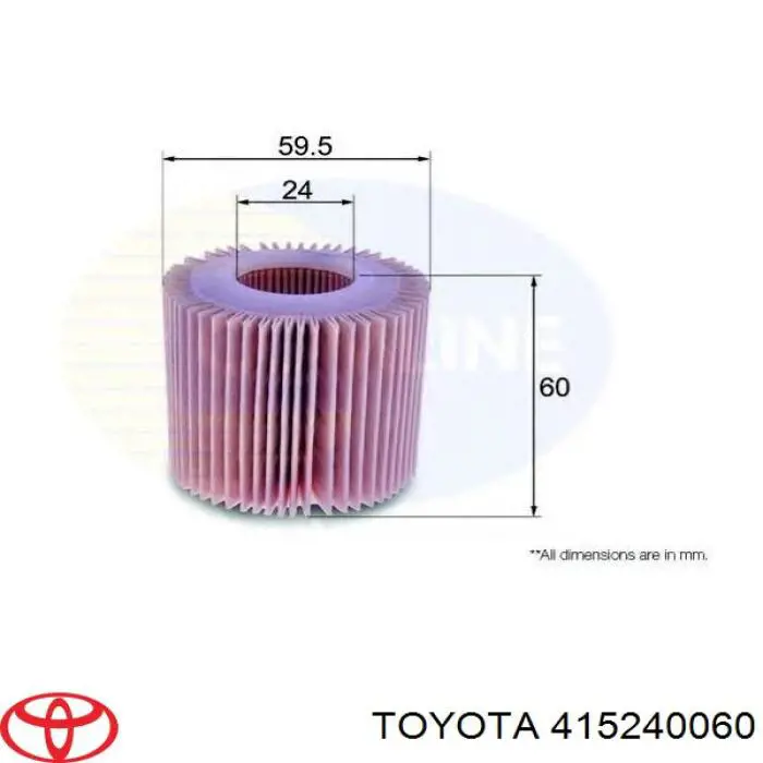415240060 Toyota масляный фильтр