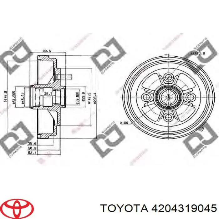 Тормозной барабан 986477239 Bosch