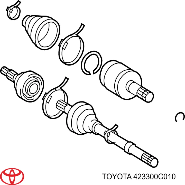  Полуось задняя правая Toyota Sequoia 