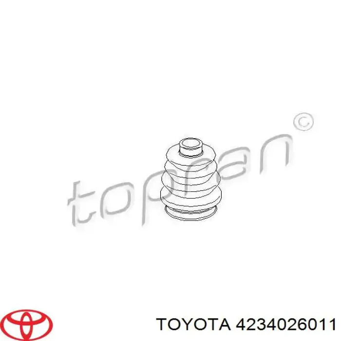 Semieixo traseiro direito para Toyota Hiace (H1, H2)
