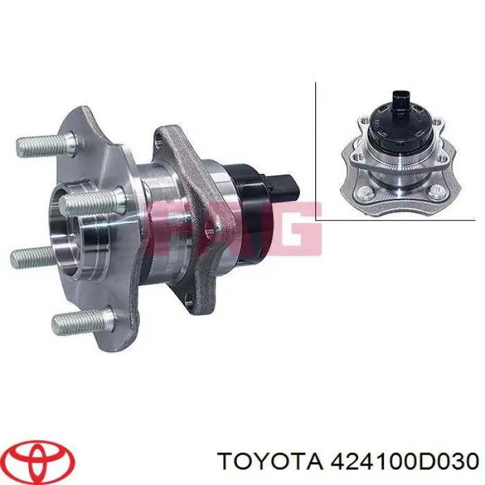 Ступицы задних колес Toyota 424100D030 цена, от 39.21 USD