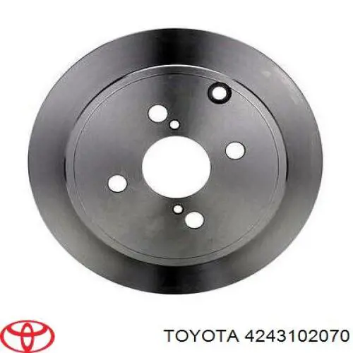 4243102070 Toyota диск тормозной задний