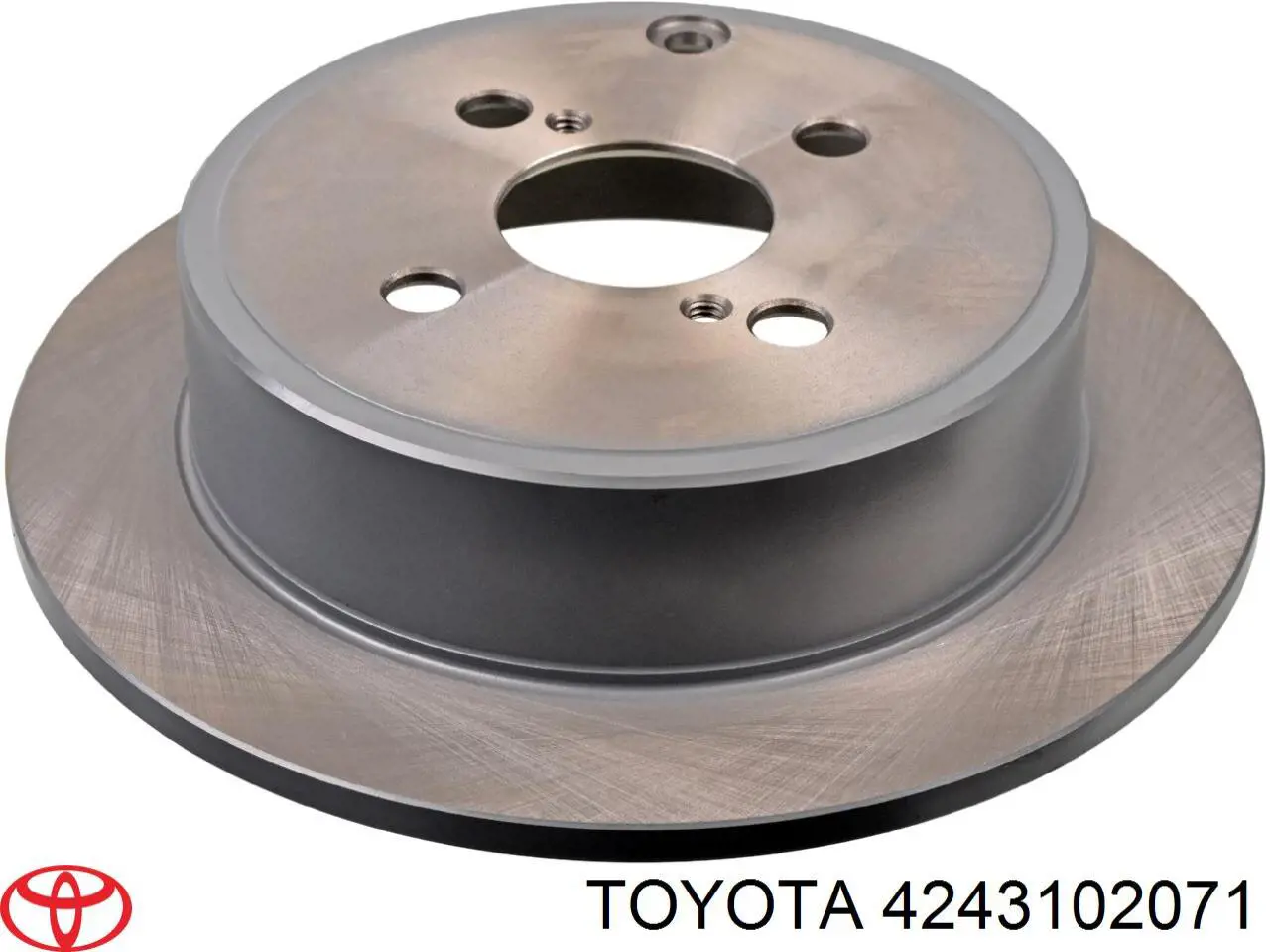 4243102071 Toyota диск тормозной задний