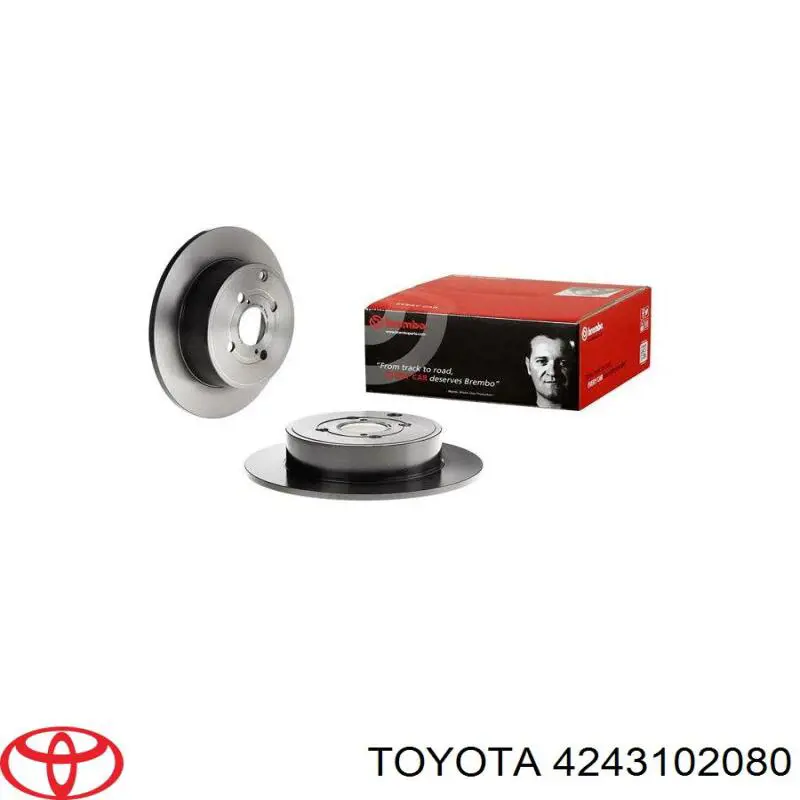 4243102080 Toyota Дисковый тормоз