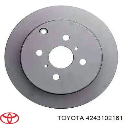 4243102161 Toyota диск тормозной задний