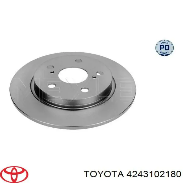 Купить 4243102180 Toyota Диск тормозной задний