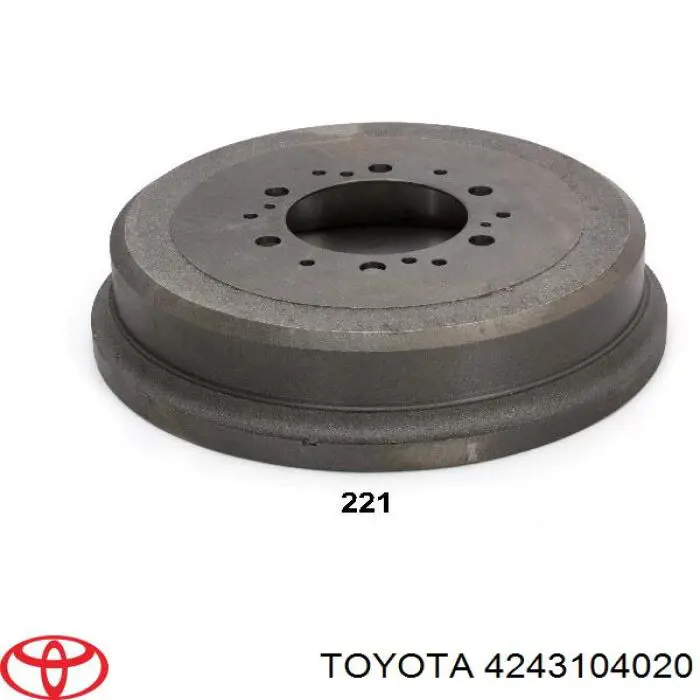Тормозной барабан 4243104020 Toyota