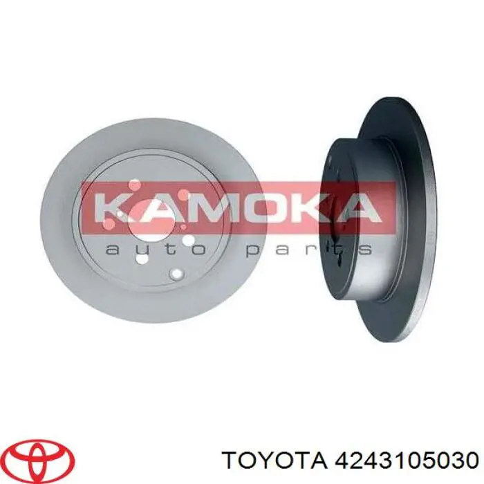 4243105030 Toyota диск тормозной задний