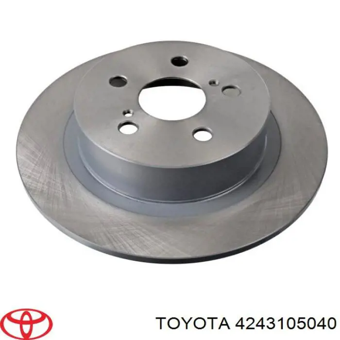 4243105040 Toyota диск тормозной задний