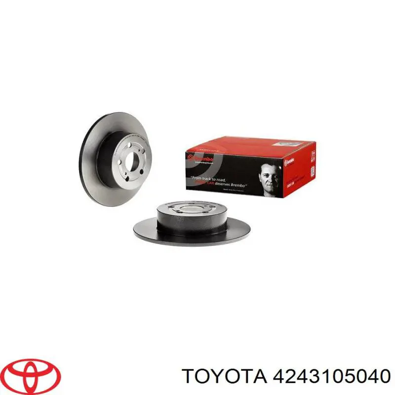 4243105040 Toyota Дисковый тормоз