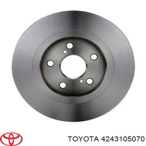 Задний тормозной диск Toyota 4243105070 цена, от 37.09 USD