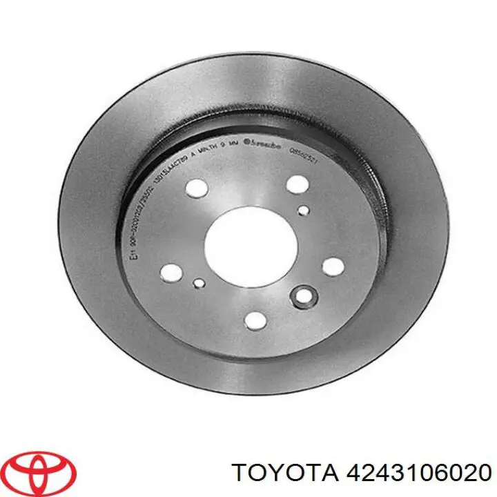  Тормозные диски Toyota Camry 4