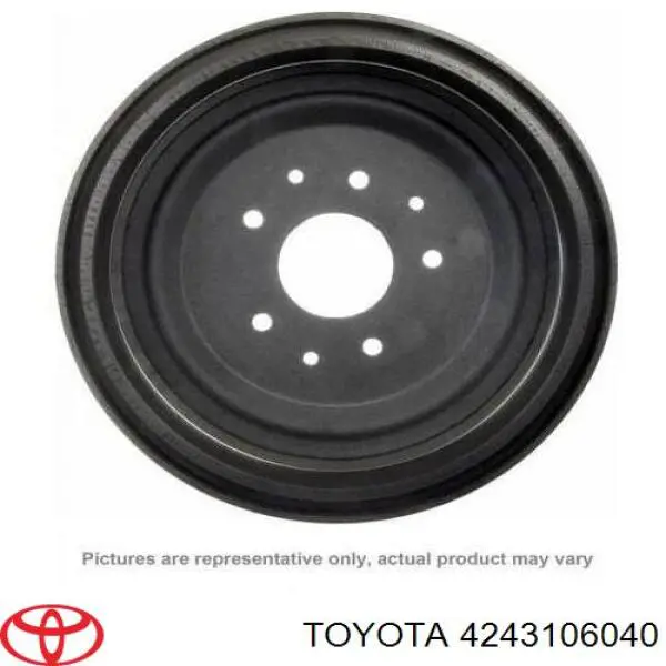 4243106040 Toyota Тормозной барабан
