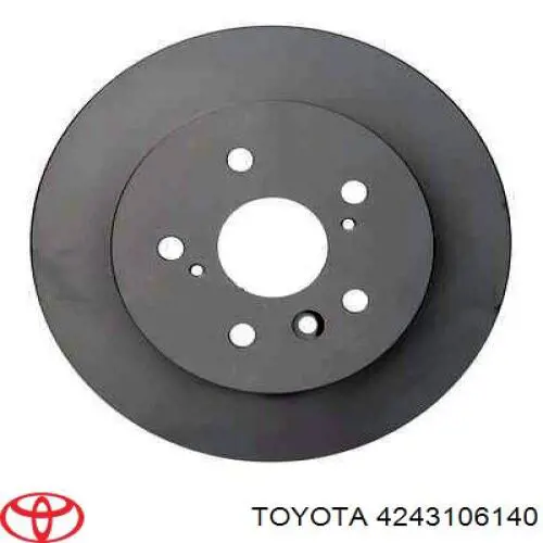 Тормозные диски 4243106140 Toyota