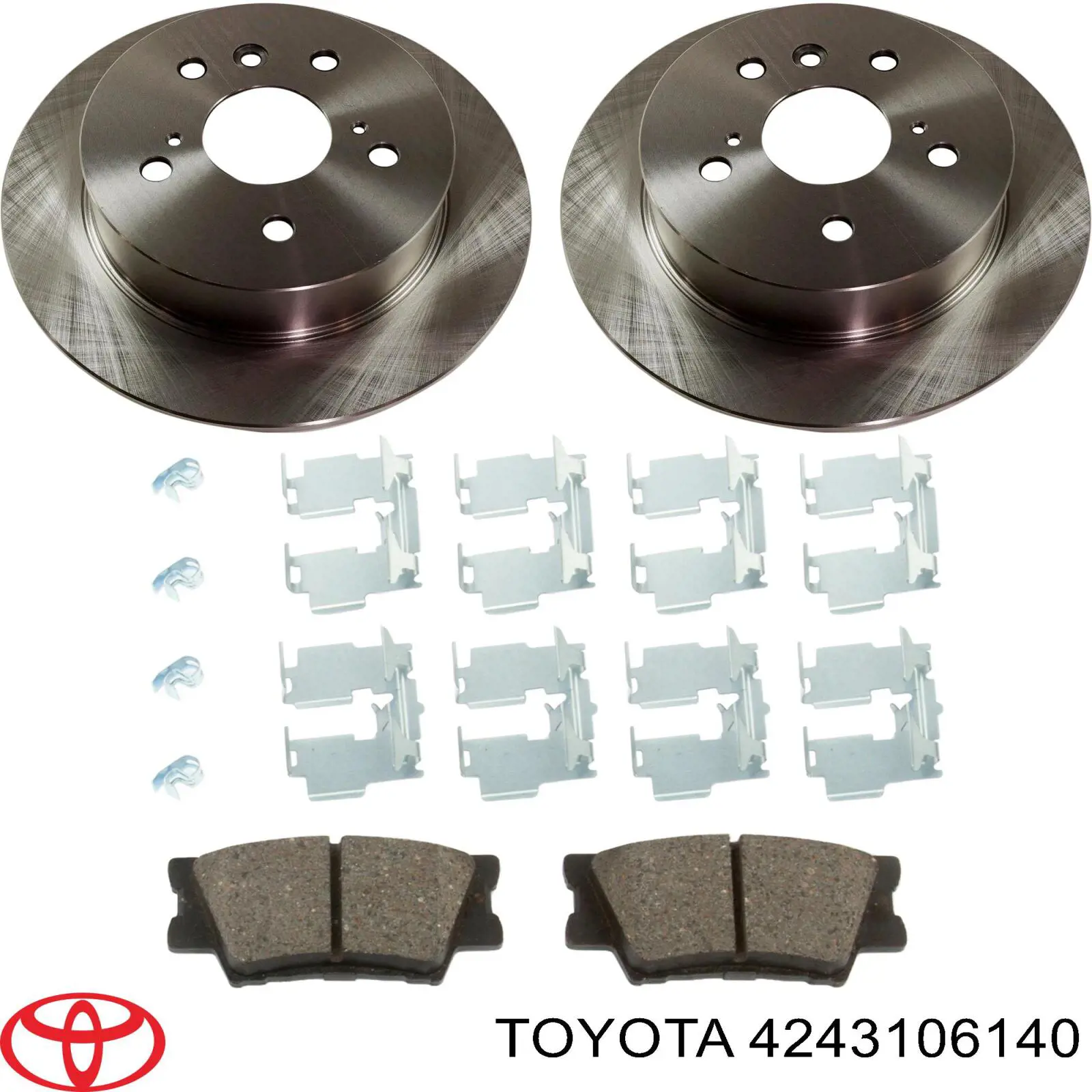 Задний дисковый тормоз Toyota 4243106140
