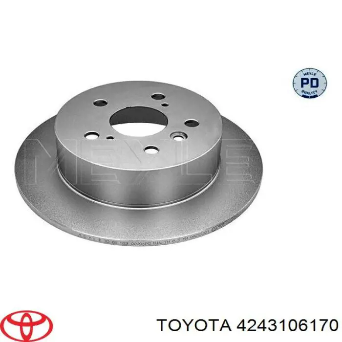 Тормозные диски 4243106170 Toyota