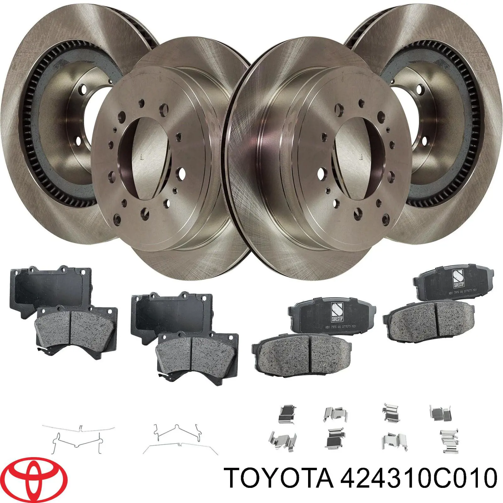Тормозные диски 424310C010 Toyota