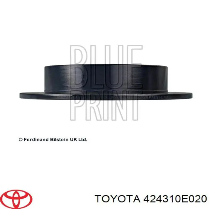 Тормозные диски 424310E020 Toyota