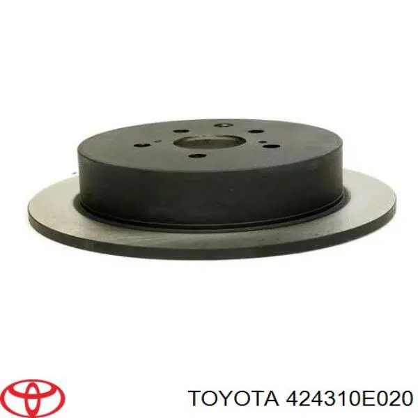 424310E020 Toyota диск тормозной задний