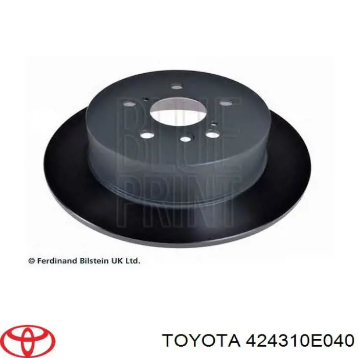 Задний тормозной диск Toyota 424310E040 цена, от 69.84 USD