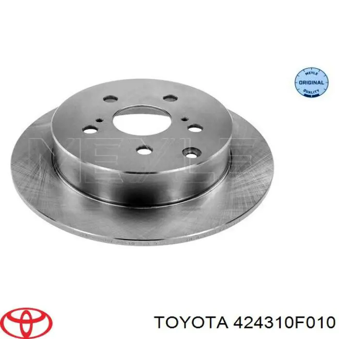 424310F010 Toyota диск тормозной задний