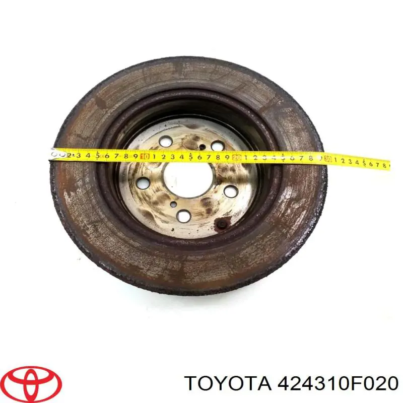 Задний тормозной диск Toyota 424310F020 цена, от 44.63 USD