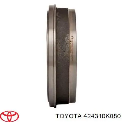 424310K080 Toyota Тормозной барабан