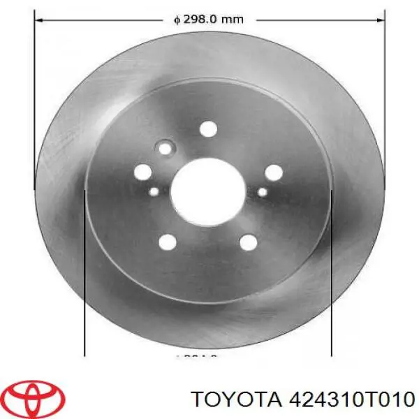Задний тормозной диск R1 Concepts 83076086 цена, от 104.59 USD