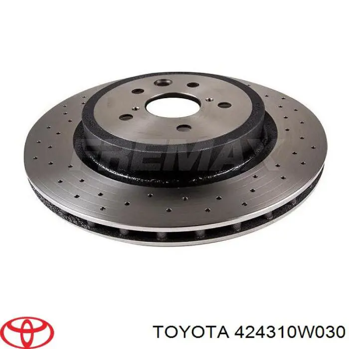 424310W030 Toyota Дисковый тормоз