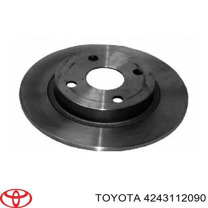 Disco de freno trasero 4243112090 Toyota