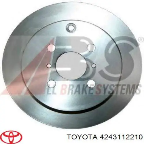 4243112210 Toyota диск тормозной задний