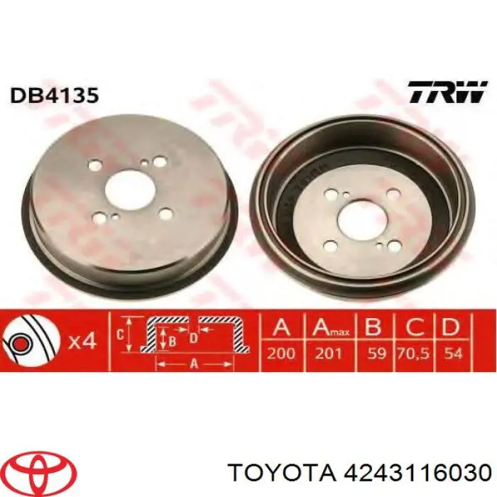 Тормозной барабан 14479810 Brembo