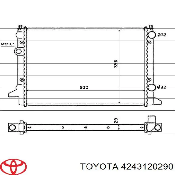 4243120290 Toyota Дисковый тормоз