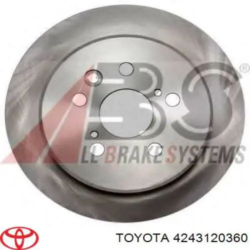 Тормозные диски 4243120360 Toyota