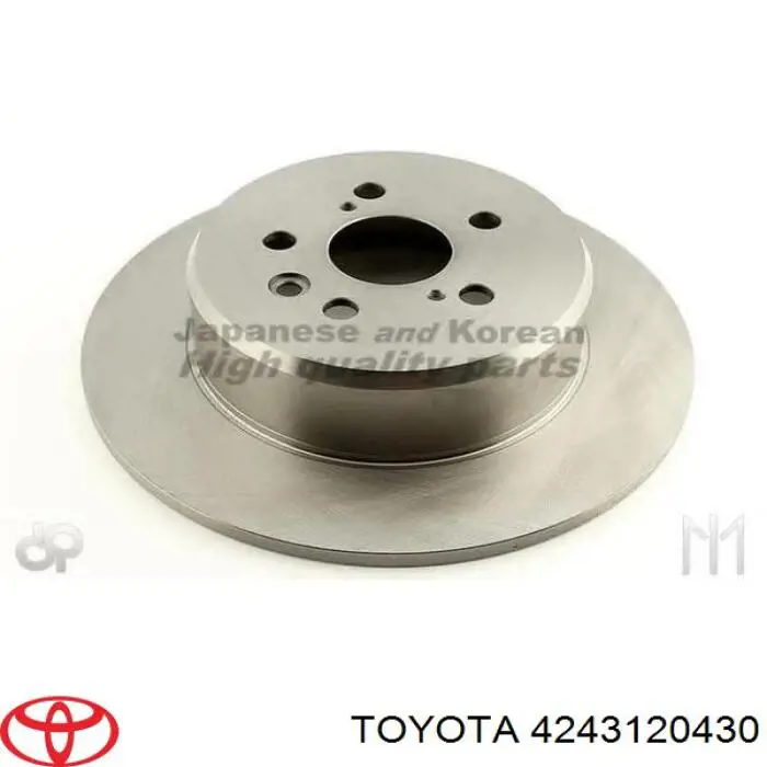 Тормозные диски 4243120430 Toyota