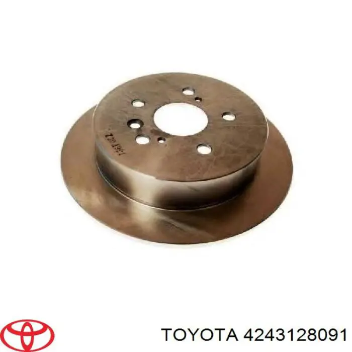 4243128091 Toyota диск тормозной задний