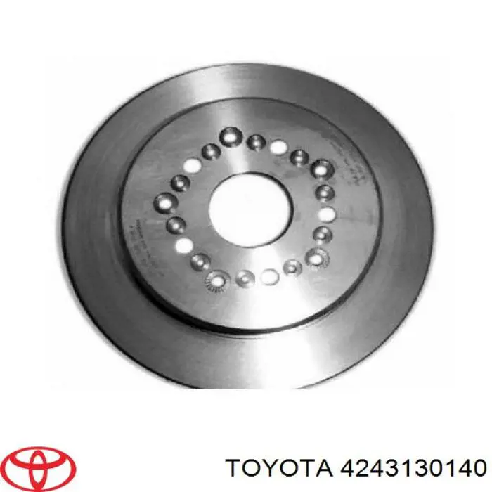 Купить 4243130140 Toyota Диск тормозной задний